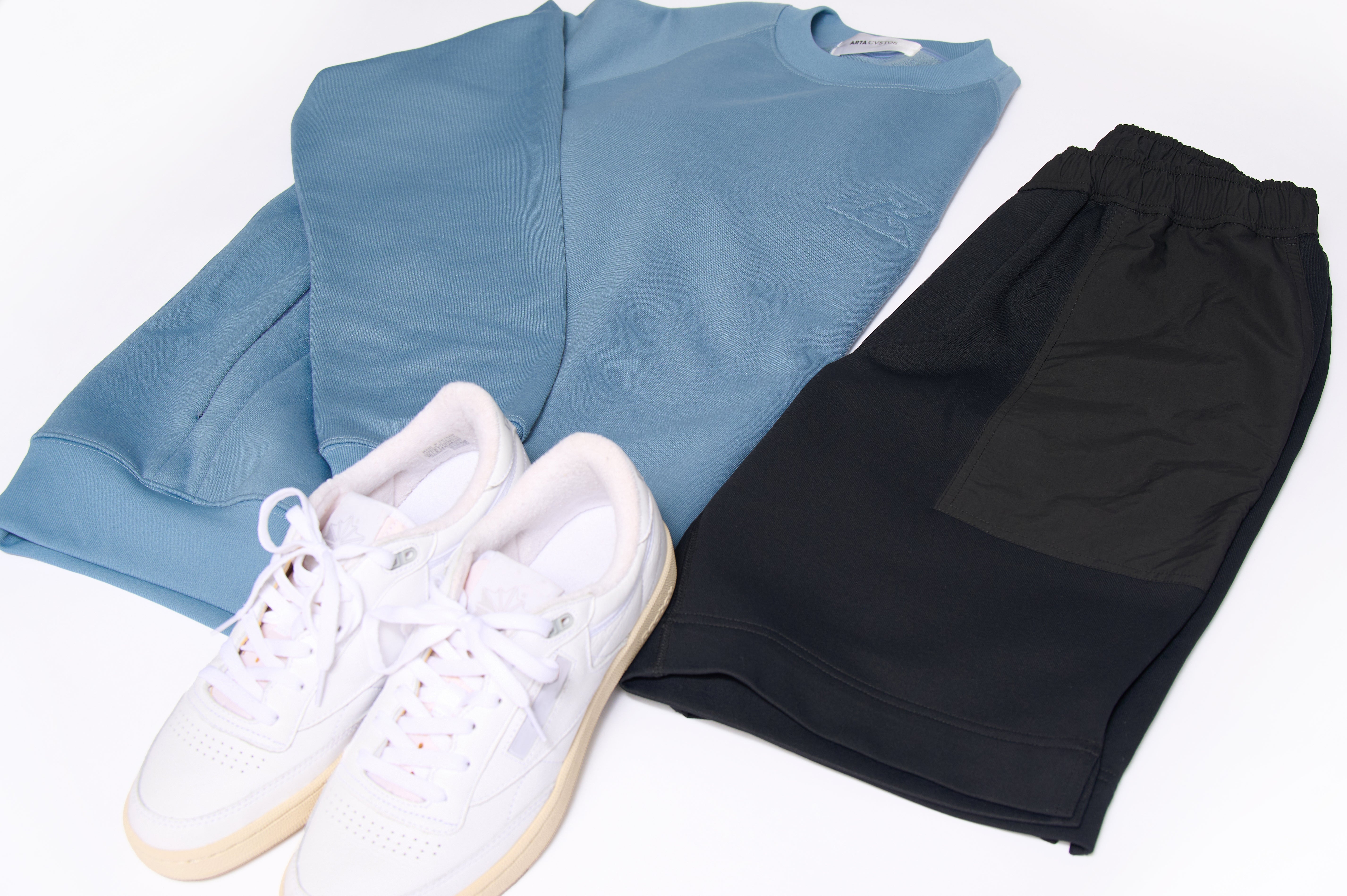 ラグジュアリースポーツ メンズ ファッション コーディネート スウェット ショートパンツ