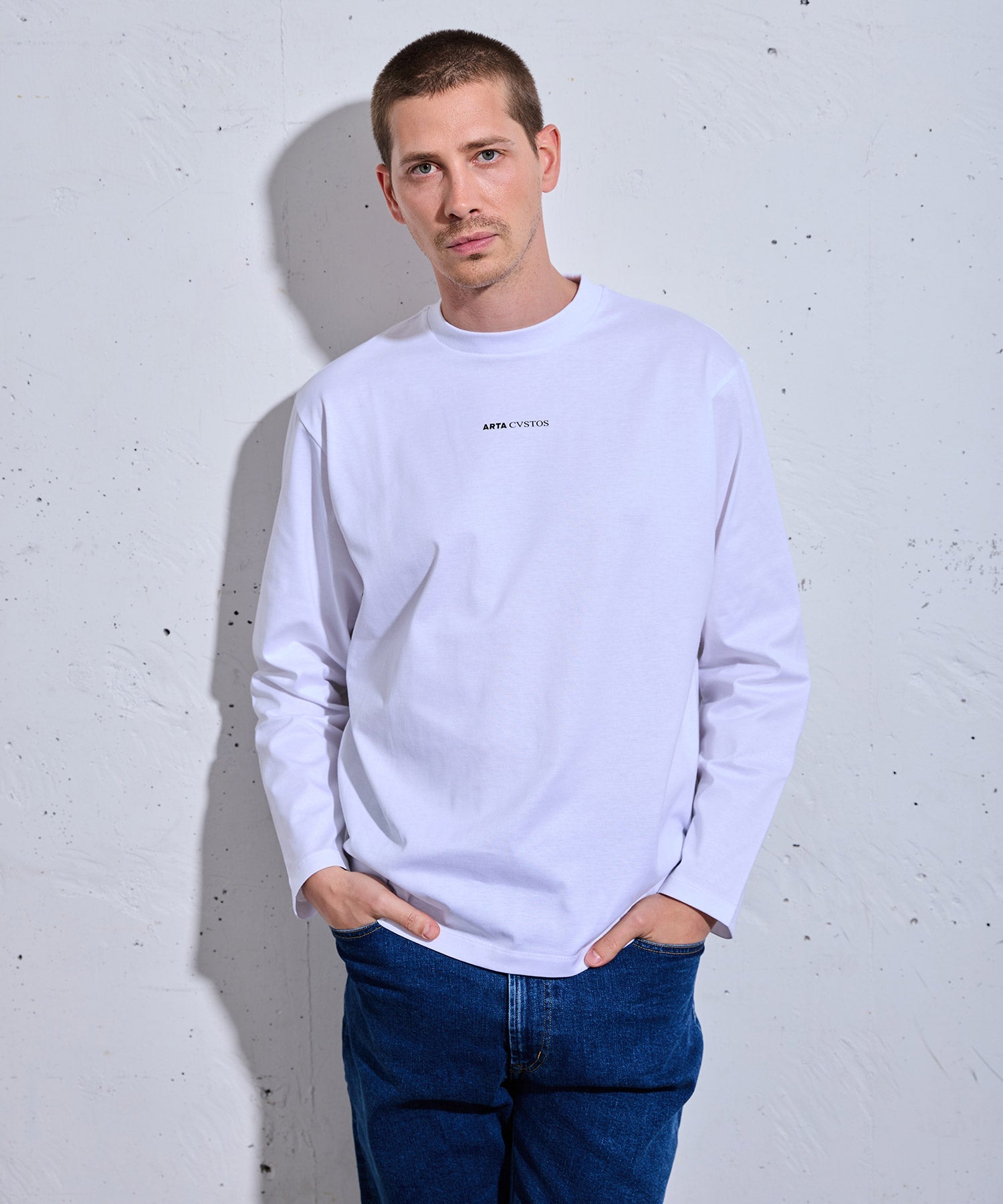 FRONT LOGO L/S TEE / フロント ロゴ ロングスリーブ Tシャツ| ARTA