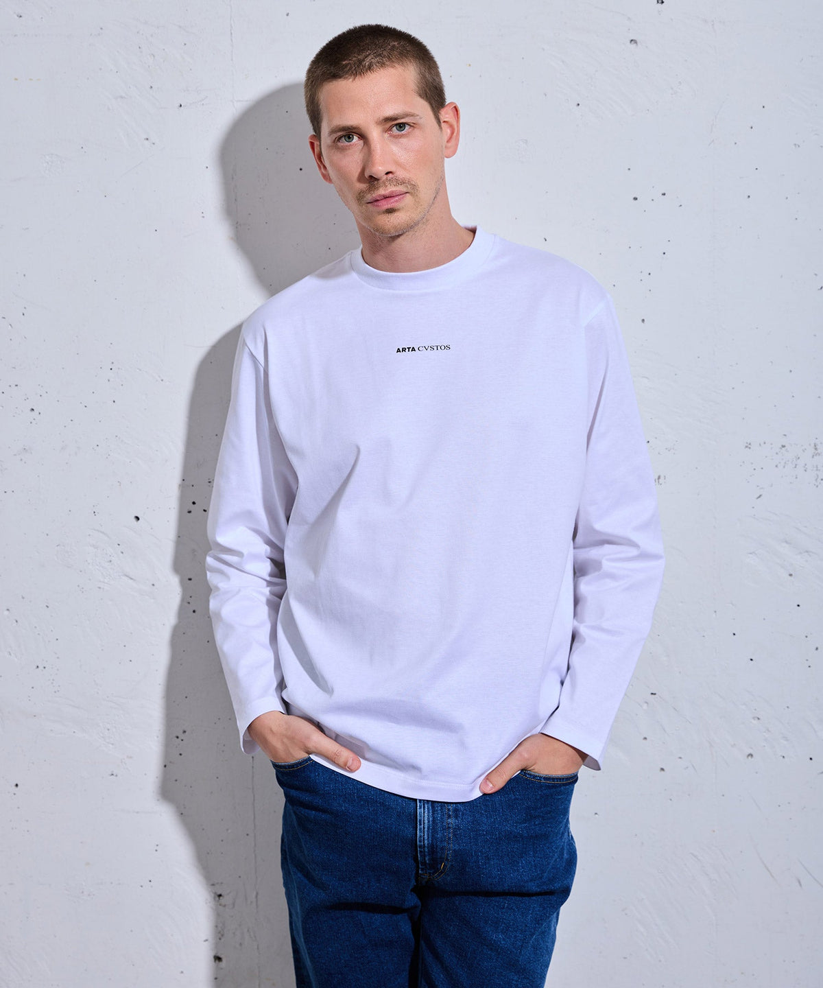 FRONT LOGO L/S TEE / フロント ロゴ ロングスリーブ Tシャツ| ARTA 