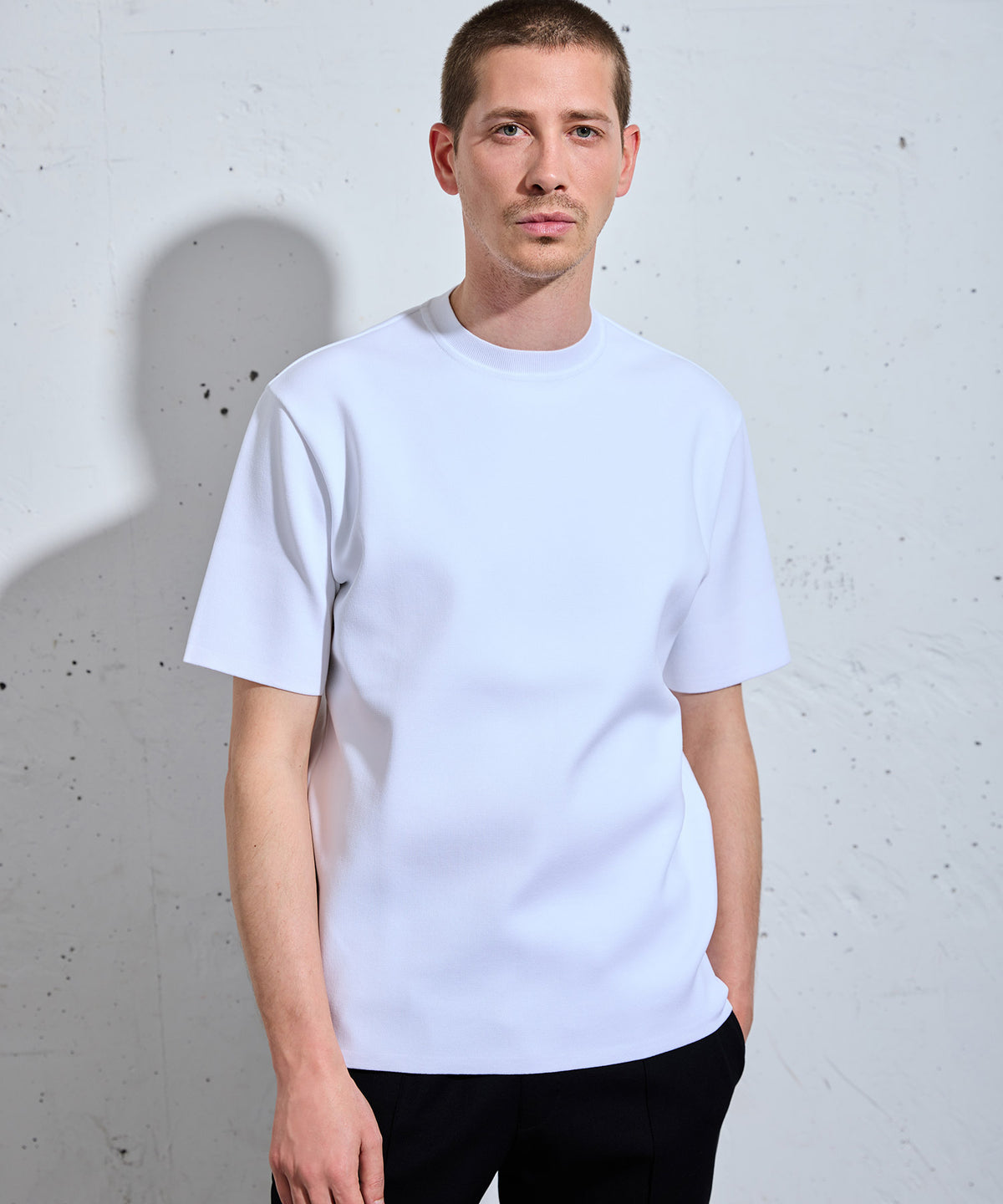干場義雅氏別注 TECH LUXE KNITTED S/S TEE / テック リュクス ニット 